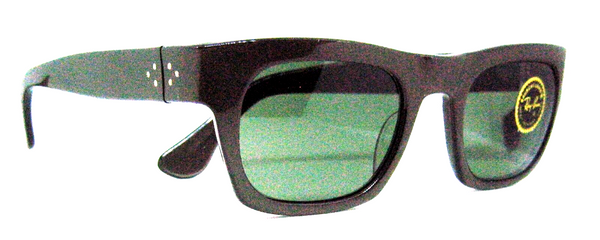 Ray-Ban NOS USA Vintage B&L 60s Plainsman Wayfarer SpaceGray New Rare Sunglasses