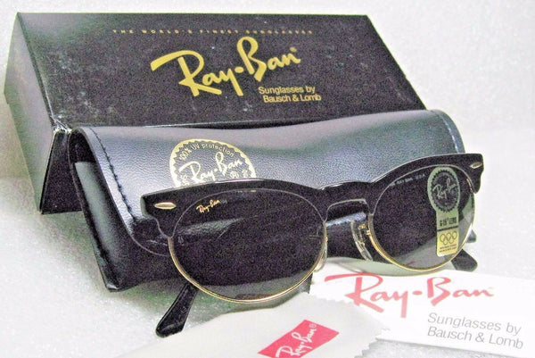 Ray-Ban USA NOS Vintage 1980s B&L Clubmaster Wayfarer Max W1266 New Sunglasses - Vintage Sunglasses 