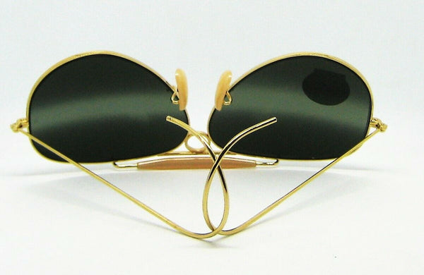 Ray-Ban USA Vintage NOS  B&L Aviator *DGM G31 Bullet Hole Shooter New Sunglasses - Vintage Sunglasses 