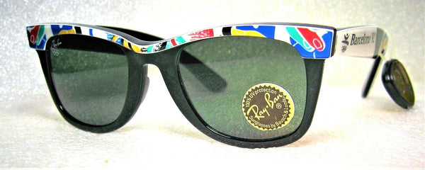 Ray-Ban USA Vintage NOS B&L Sport Wayfarer Barcelona `92 Olympics New Sunglasses - Vintage Sunglasses 