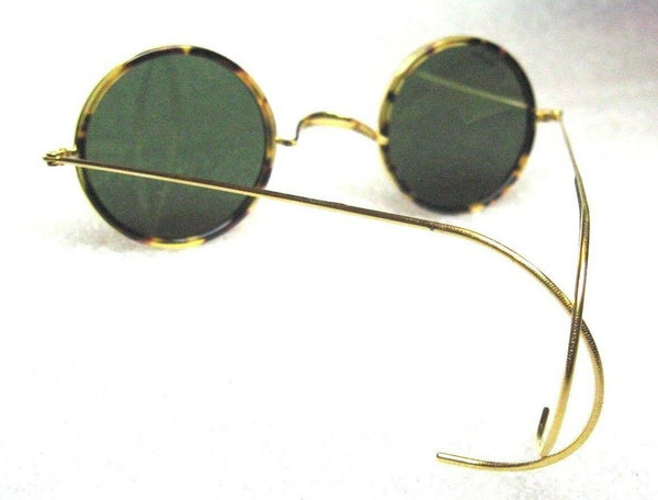Ray-Ban USA NOS Vintage B&L Cheyenne I Lennon W1750 Honey~Tortis New Sunglasses