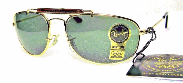 Ray-Ban USA *NOS B&L Aviator Explorer 1994 Olympics W1078 Tortuga NEW Sunglasses - Vintage Sunglasses 