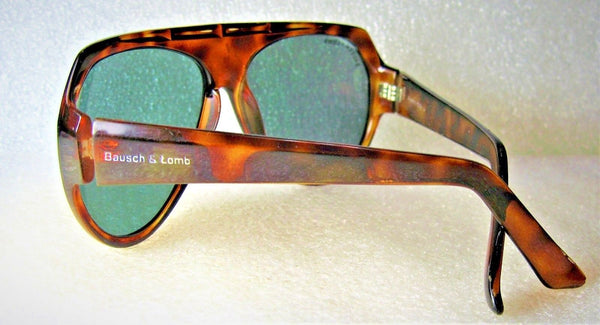 Bausch & Lomb USA 1970s Vintage RayBan Mask Polarized W0581 Tortoise Sunglasses - Vintage Sunglasses 