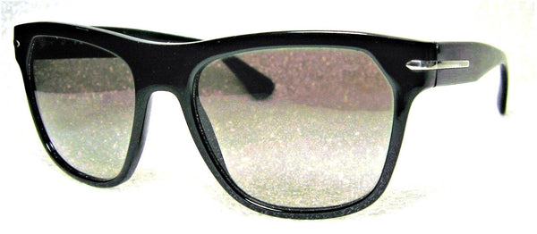 Prada Mint Top Gradient SPR O3R 55[]18 Polished Ebony Sunglasses & Ray-Ban Case