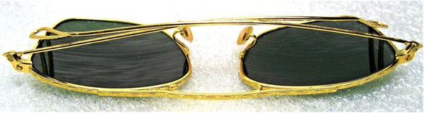 Ray-Ban USA *NOS Vintage B&L Mod-Aviator W1698 Pinpoint Etched *NEW Sunglasses - Vintage Sunglasses 