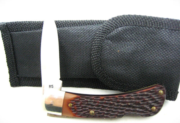 Remington UMC USA R5 Delrin Gentleman Lockback NOS Knife - New In Box