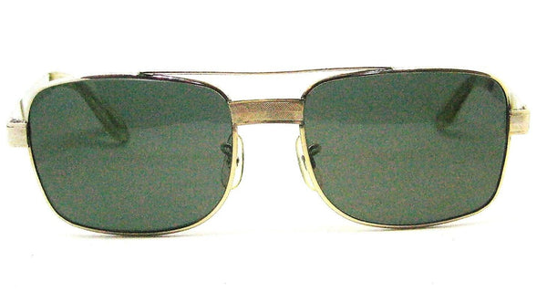 Ray-Ban USA Vintage 1960s B&L Elvis square 10k Go Etched Rare Mint Sunglasses