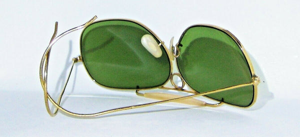 Ray-Ban USA 1960s Vintage B&L Aviator 12k GF RB-3 Wide Decot Shooter Sunglasses - Vintage Sunglasses 