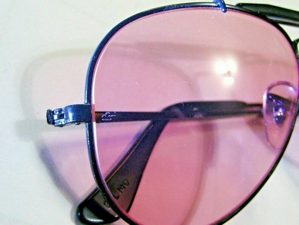 Ray-Ban USA NOS Vintage B&L Aviator Outdoorsman Rose Changeables New Sunglasses