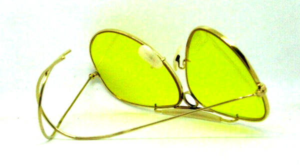 Ray-Ban USA 60s Vintage NOS B&L Kalichrome Aviator 10kGF New Shooter Sunglasses