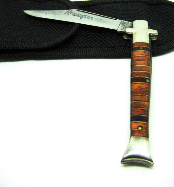 Remington UMC R653 Vintage 1930sVery Rare leather rings bowtie fishtail knife