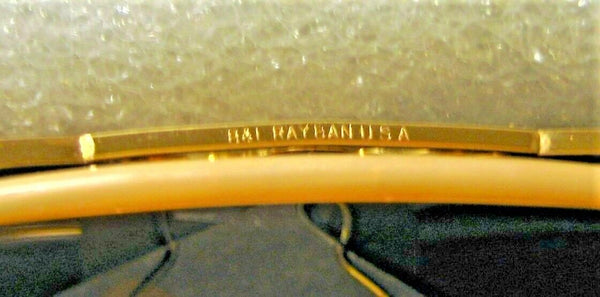 Ray-Ban USA Vintage B&L Aviator Ambermatic Bullet Hole Shooter NrMint Sunglasses - Vintage Sunglasses 