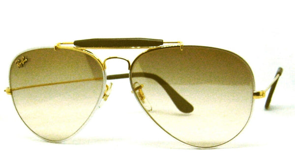 Ray-Ban USA Vintage NOS B&L Aviator Precious Metals Platinum White Sunglasses