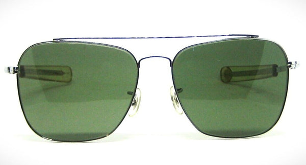 Ray-Ban USA Vintage 1960s B&L Aviator Caravan Echelon Chrome Rare  Sunglasses