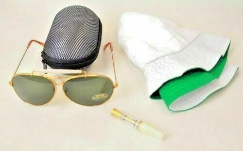 Ray-Ban USA Mint Vintage 1950s B&L 12k GF Aviator RB-3 Bullet Shooter Sunglasses