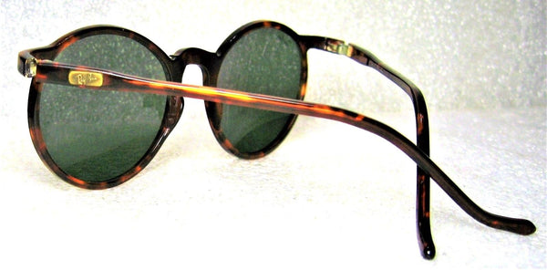 Ray-Ban USA Vintage NOS B&L Asbury Lemans Gatsby W1726 Round G-15 New Sunglasses - Vintage Sunglasses 