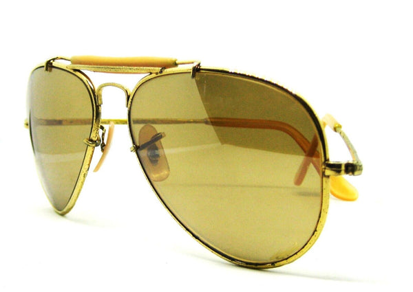 Ray-Ban USA The General Vintage 1980s B&L Aviator Outdoorsman Sunglasses & Case