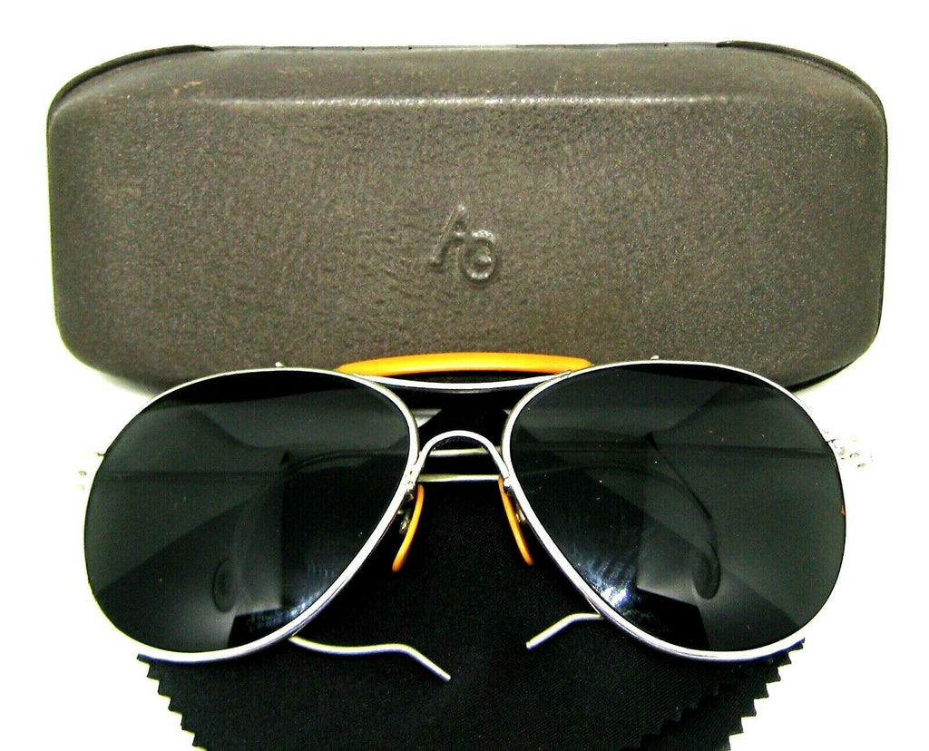 Vintage American Optical USA Aviator WWII B&L Ful Vue USL-USN AN6531 Sunglasses - Vintage Sunglasses 