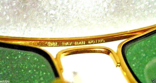 Ray-Ban USA *NOS Vintage B&L Aviator "Air-Boss" 24kGP W2615 Pilot NEW Sunglasses - Vintage Sunglasses 