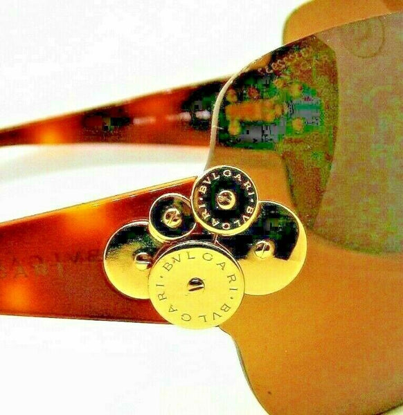 Bvlgari Vintage 80s Caramel Tortoise Mod Maske 6009 101/73 Mint Sunglasses &Case - Vintage Sunglasses 