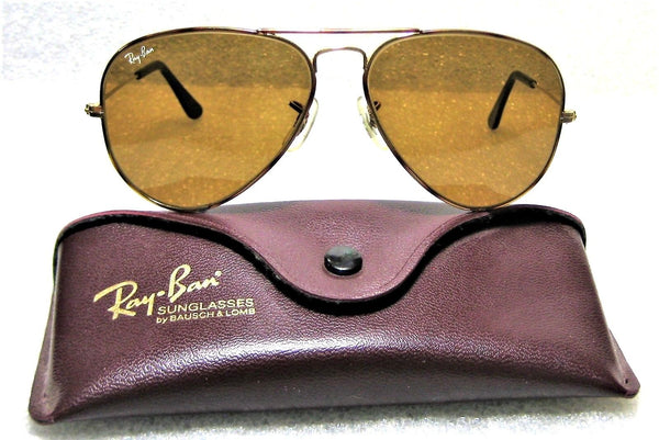 Ray-Ban USA Vintage B&L Aviator Tortuga Classic B-15HC  L1706 Nr.Mint Sunglasses - Vintage Sunglasses 
