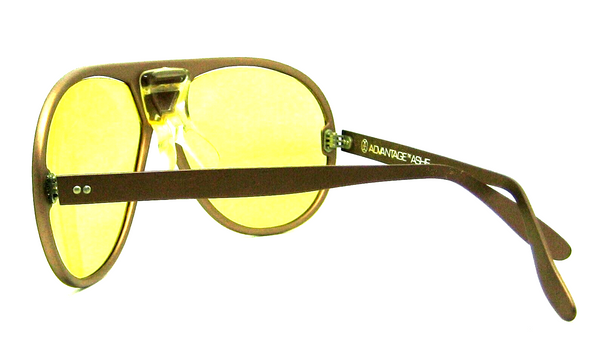 American Optical USA Arthur Ashe Advantage Ashe Aviator  1970 Vintage Sunglasses