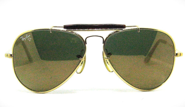 Ray-Ban USA B&L Mint Diamond Hard Aviator Outdoorsman 62mm W1508 Srvr Sunglasses