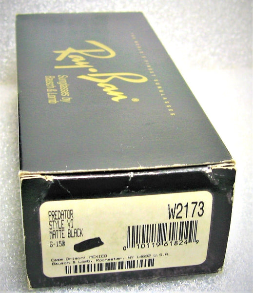 Ray-Ban USA NOS Vintage B&L Predator Style6 Terminator W2173 NEWinBox Sunglasses - Vintage Sunglasses 