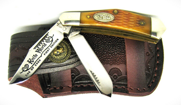 NOS Cripple Creek 1982 Trapper 1st Edition Knife World SN 0909 Mint Bob Cargill knife