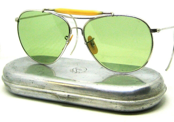Vintage Pre Ray-Ban USA Aviator WWII Bausch & Lomb USAAF USN AN6531 Sunglasses