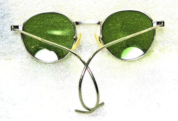 Vintage *NOS Ray-Ban USA 1940s WWII Bausch & Lomb RB3 White Gold *New Sunglasses - Vintage Sunglasses 