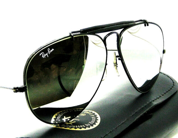 Ray-Ban USA Vintage B&L Aviator Outdoorsman I G-31DM *TGM Black COBRA Sunglasses