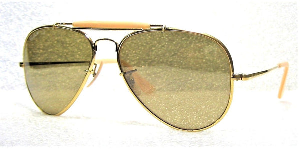 Ray-Ban USA Vintage B&L Aviator The General RB-50 Anniversary W0363 Sunglasses - Vintage Sunglasses 