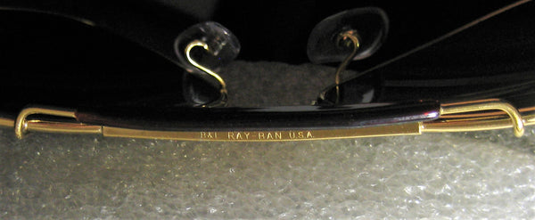 Ray-Ban Vintage USA B&L Aviator Diamond Hard Survivor Bravura W1506 Sunglasses - Vintage Sunglasses 