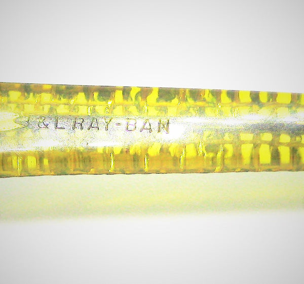 Vintage Ray-Ban USA 1950s B&L Rare Rustic Weave RB-3 TGM *Mint Sunglasses & Case - Vintage Sunglasses 