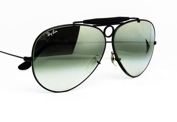 Ray-Ban USA Vintage B&L Aviator *DGM Bullet Shooter BlkChrome Nr.Mint Sunglasses - Vintage Sunglasses 