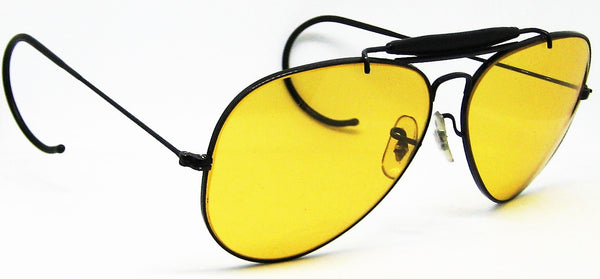 Ray-Ban USA Vintage 1970s B&L Aviator Ambermatic OutdoorsMan II *NOS Sunglasses - Vintage Sunglasses 